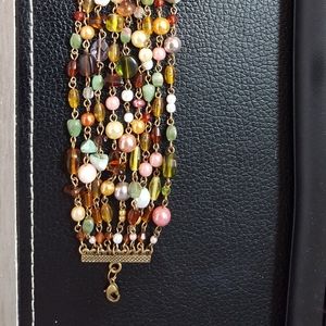 Multi stoned bracelet